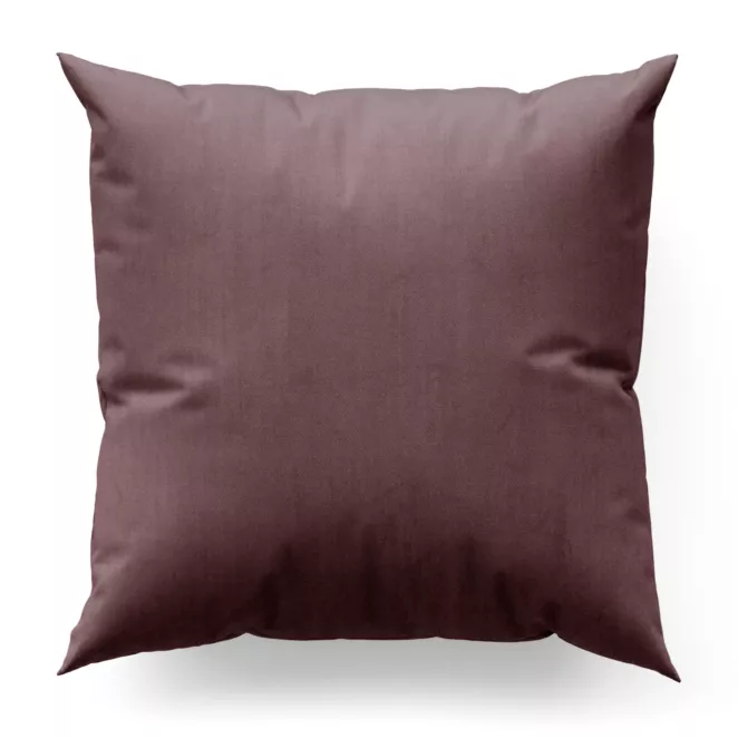 Poszewka szyta pudrowo różowa z miękkiej tkaniny welwetowej