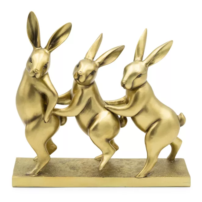 Figurka wielkanocna urocza rodzinka zajączków