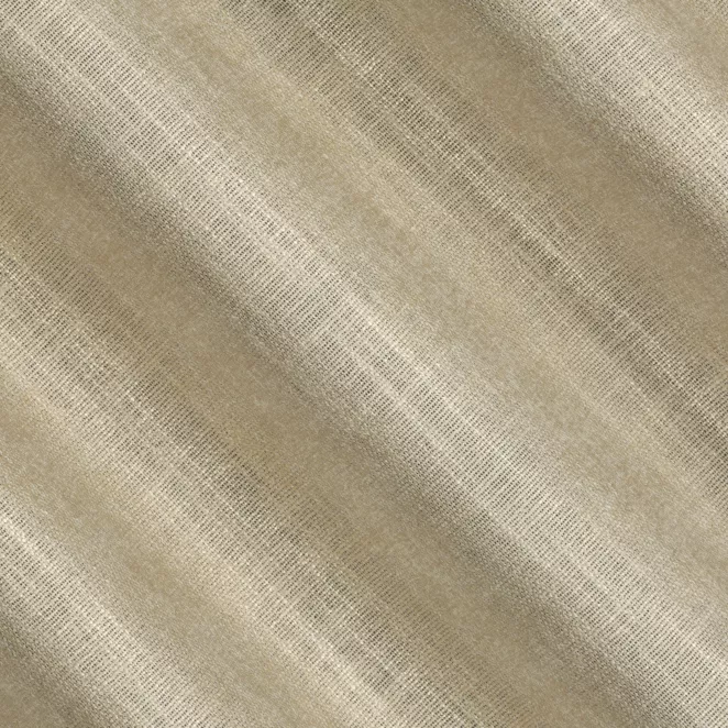 E28/4 Zasłona szyta na taśmie 5 cm złocista z tkaniny o luźnym splocie, z połyskliwym nadrukiem w stylu glamour Italissima Eva Minge