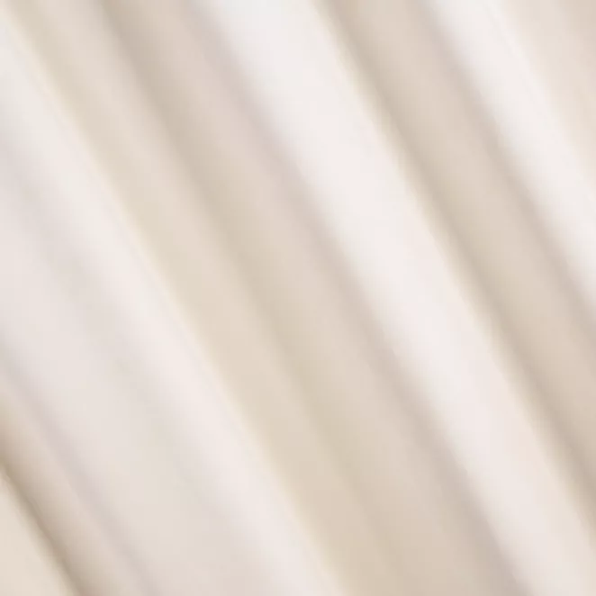 P206/4 Zasłona szyta na taśmie 5 cm ENYA kremowa z miękkiej półmatowej tkaniny welwetowej