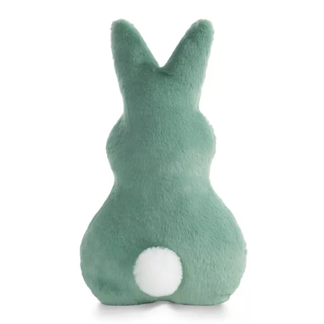 Wielkanocna poduszka w kształcie zajączka 21x41 cm szałwiowa WIOSNA 130