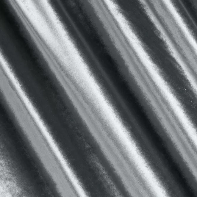 M217/1 Zasłona szyta na taśmie 5 cm SAFARI grafitowa z miękkiej welwetowej tkaniny z połyskiem