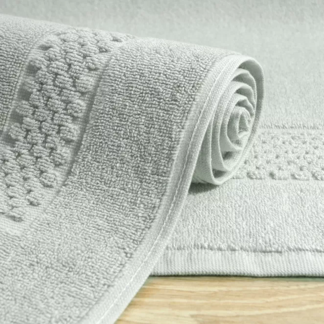 Dywanik łazienkowy CALEB z bawełny frotte, dobrze chłonący wodę