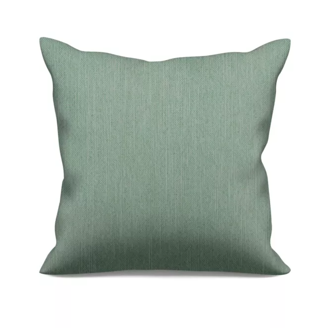 Poszewka na wymiar STYLE miętowa o naturalnym charakterze, z widocznym, ozdobnym splotem