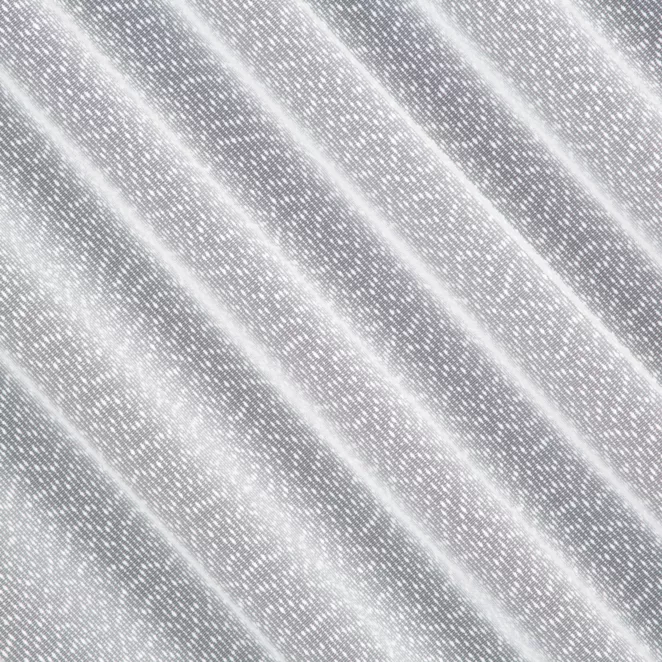 R218/1 Firana szyta na taśmie 5 cm biała z miękkiej matowej tkaniny o strukturze siatki, wykończona obciążnikiem