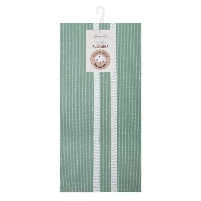 Ściereczka kuchenna 50x70 cm bawełniana kolor zielony 200 g/m2 OLIVIA