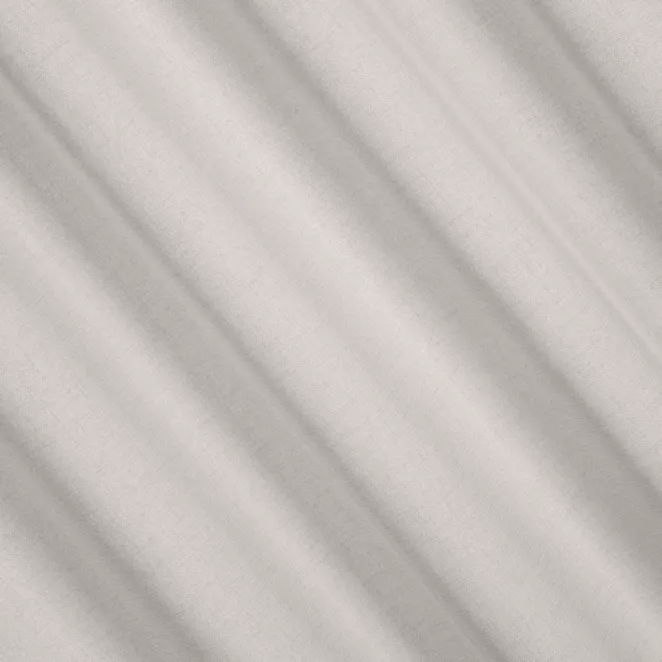 M213/8 Zasłona szyta na taśmie 5 cm jasnosrebrna z tkaniny w stylu eko o naturalnym splocie