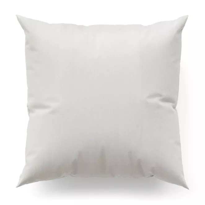 Poszewka na wymiar naturalna z tkaniny o szenilowej strukturze