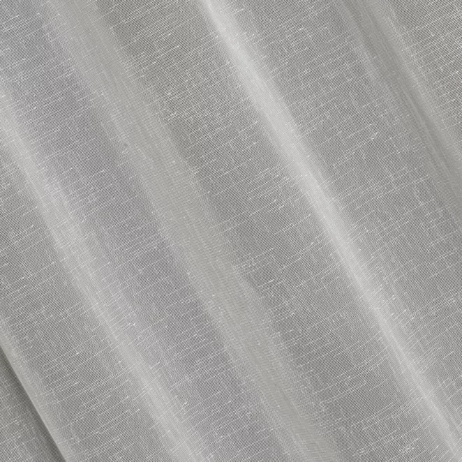 L75/12 Firana szyta na taśmie 5 cm ALBERTA kremowa z półprzezroczystej matowej tkaniny o naturalnym splocie