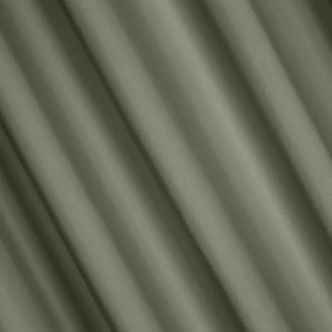 P208/7 Zasłona szyta na taśmie 5 cm popielata z matowej gładkiej tkaniny