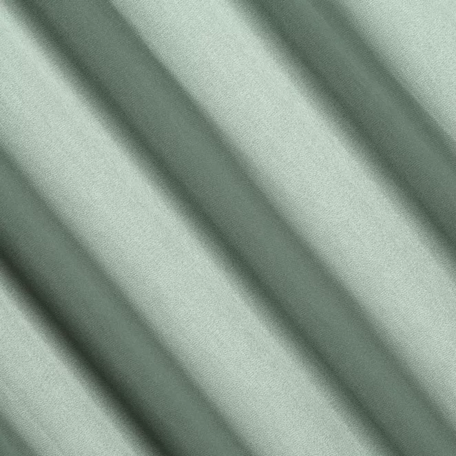 E118/13 Zasłona szyta na taśmie 5 cm miętowa z tkaniny strukturalnej z delikatnym połyskiem