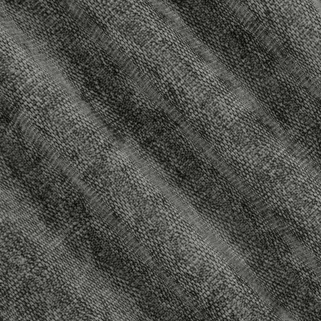 L169/5 Zasłona szyta na taśmie 5 cm popielata z miękkiej tkaniny szenilowej