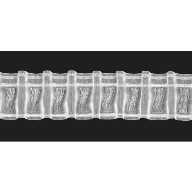 Taśma marszcząca tunelowa OŁÓWEK do firan i zasłon, marszczenie 1:2