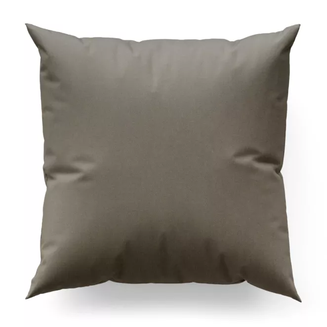 Poszewka na wymiar jasnobrązowa z tkaniny blackout zaciemniającej w 100% o naturalnej strukturze