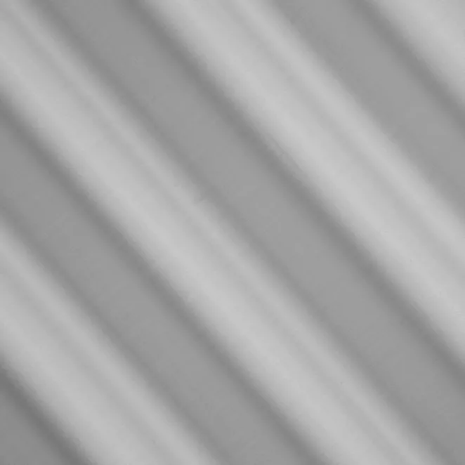 L156/15 Zasłona szyta na taśmie 5 cm srebrna z miękkiej tkaniny o naturalnym splocie w stylu ekologicznym