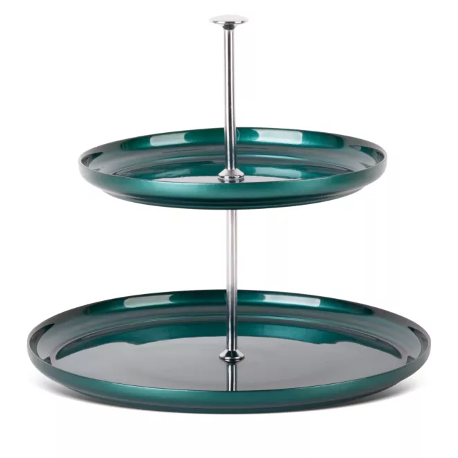 Patera piętrowa ELENA ze szkła artystycznego