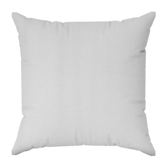 Poszewka szyta naturalna z strukturalnej tkaniny o naturalnym splocie