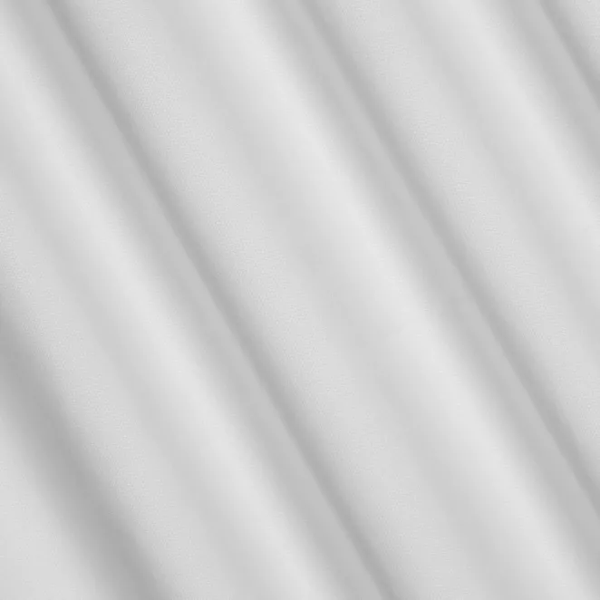 P209/1 Zasłona szyta na taśmie 5 cm NADINE biała z miękkiej tkaniny o welurowej strukturze i wyraźnym splocie