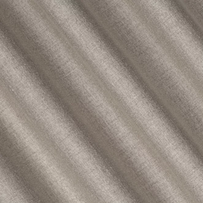 L181/5 Zasłona szyta na taśmie 5 cm beżowa z tkaniny szenilowej o wyraźnym splocie