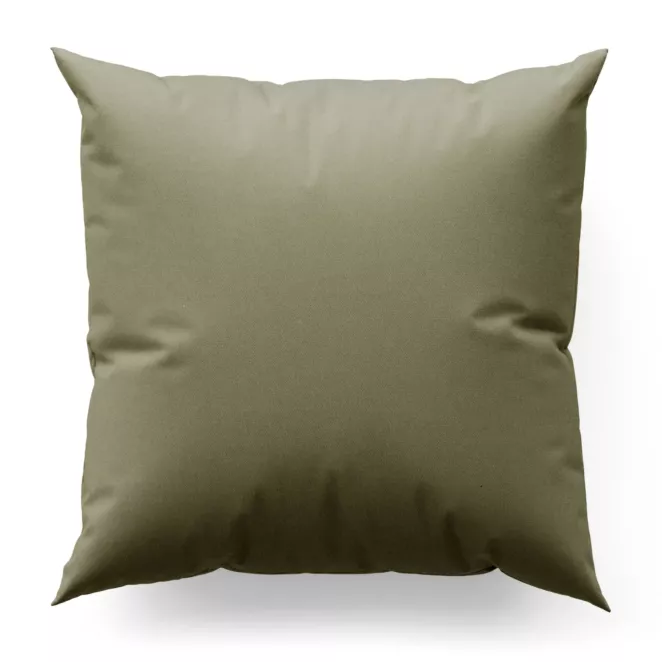 Poszewka szyta beżowa z gładkiej zaciemniającej tkaniny typu dimout