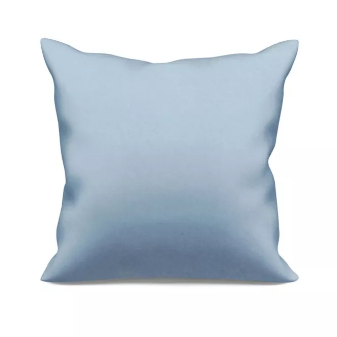 Poszewka szyta ADESSA niebieska z miękkiej tkaniny o welurowej strukturze