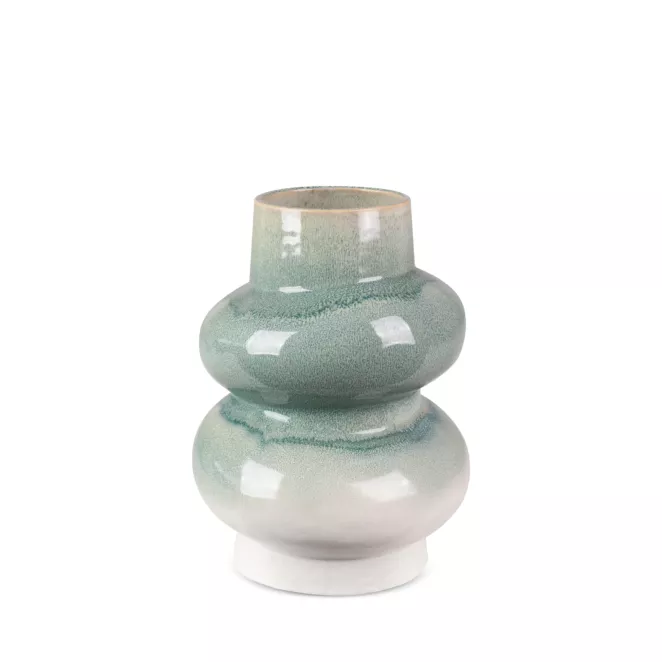 Wazon ceramiczny LIANA w stylu boho z efektem ombre
