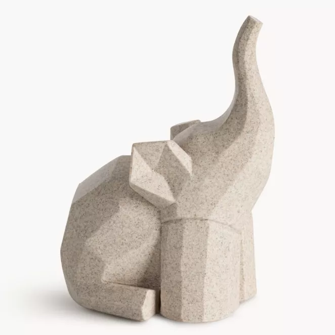 Figurka dekoracyjna SŁOŃ o geometrycznych liniach