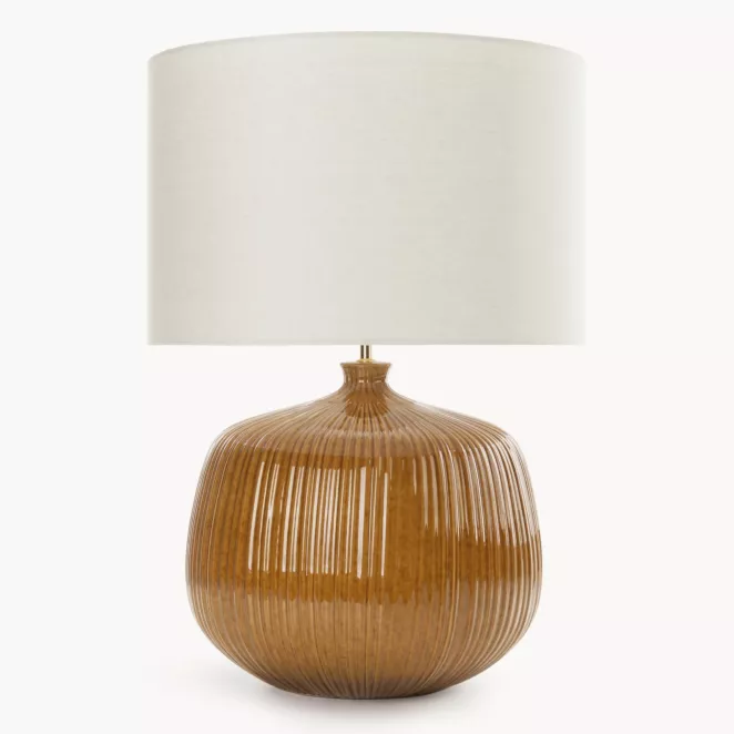 Lampka dekoracyjna BENTI z wytłaczaną podstawą