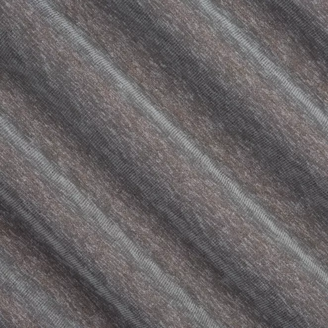 R190/6 Firana szyta na taśmie 5 cm miedziana z miękkiej połyskującej tkaniny nie wymagającej prasowania