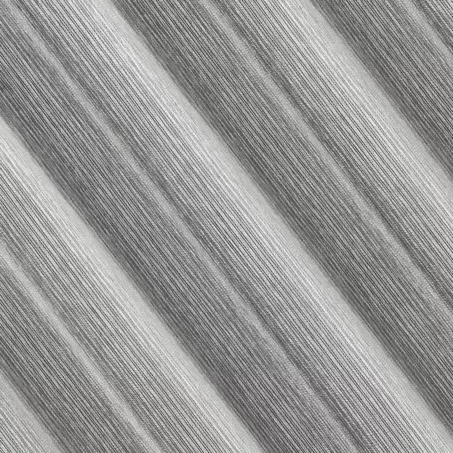 L179/9 Firana szyta na taśmie 5 cm srebrna z delikatnej tkaniny typu deszczyk wykończona obciążnikiem