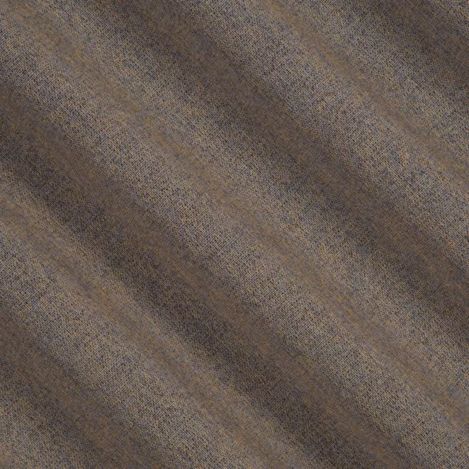 E24/5 Zasłona szyta na taśmie 5 cm stalowo musztardowa z tkaniny o strukturze siatki z efektem melanżu