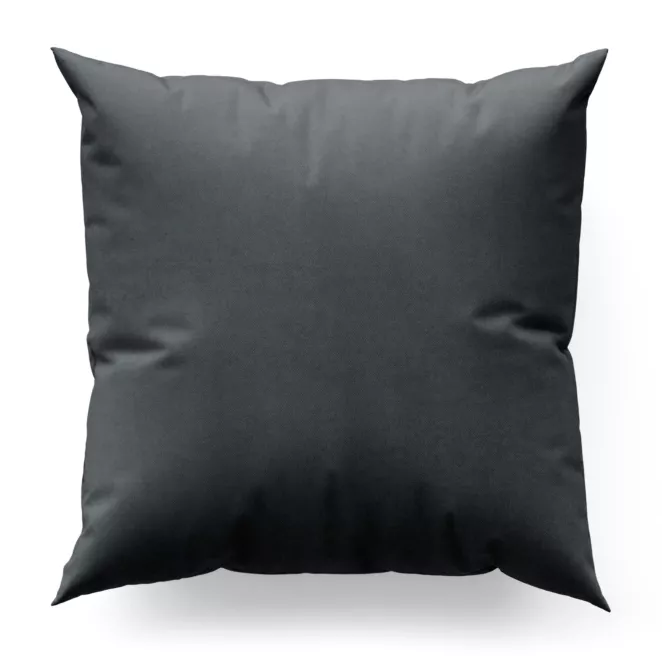 Poszewka szyta jasnopopielata z miękkiej tkaniny o welurowej strukturze i wyraźnym splocie