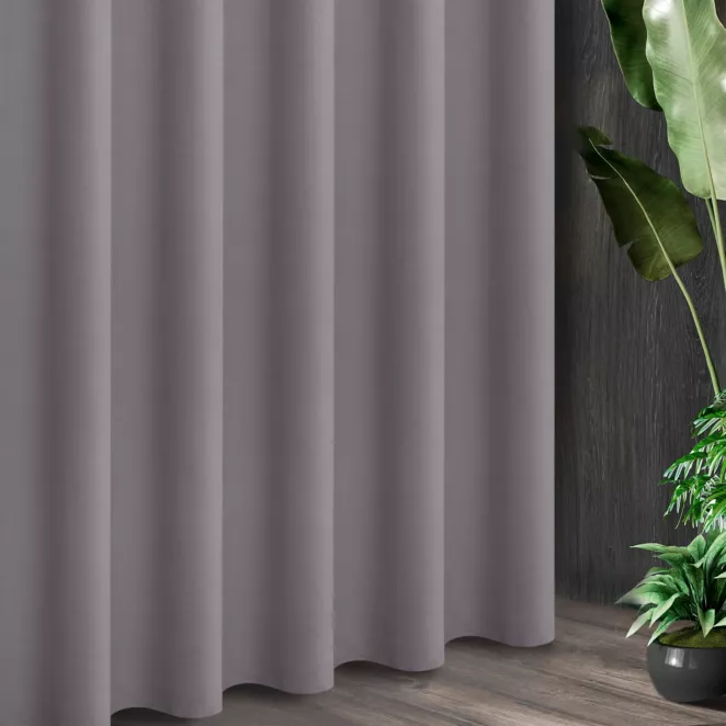 Tkanina zasłonowa ADORE gładka i miękka w dotyku o welurowej strukturze