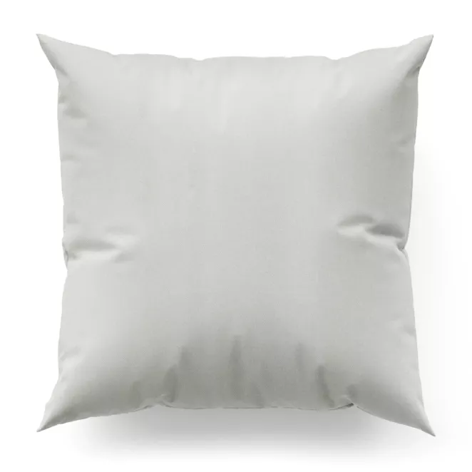 Poszewka na wymiar kremowa o naturalnym charakterze, z widocznym, ozdobnym splotem