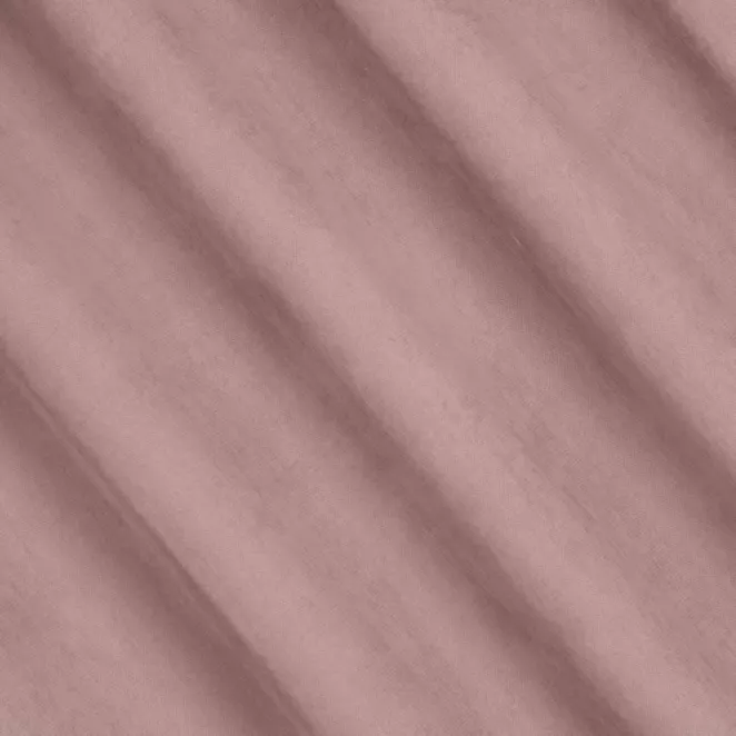 L129/9 Zasłona szyta na taśmie 5 cm pudrowo różowa z miękkiej tkaniny o welurowej strukturze