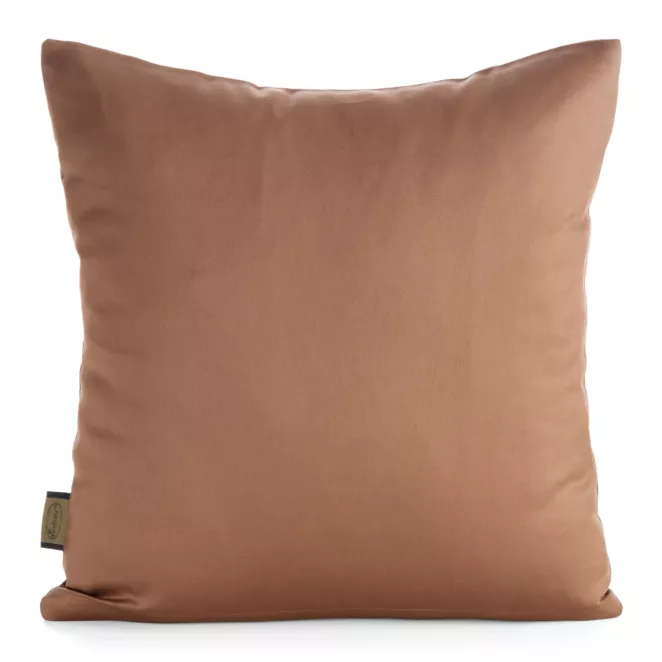 Poszewka na poduszkę 40x40 cm satyny bawełnianej ceglasta NOVA