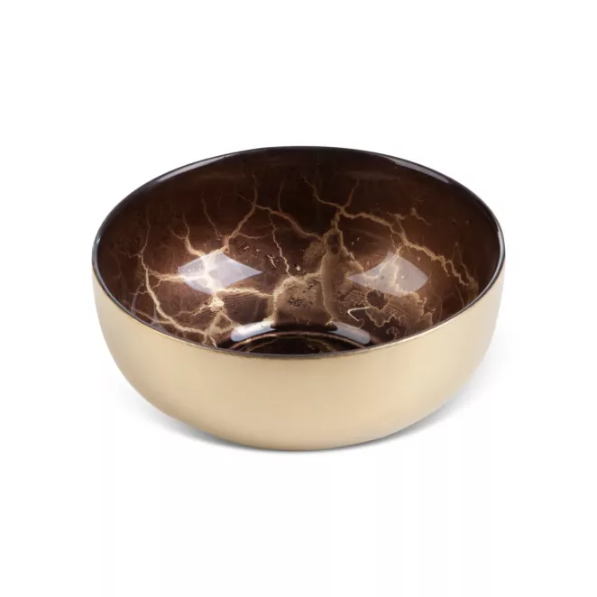Misa SUZI ze szkła artystycznego ze złotym żyłkowaniem
