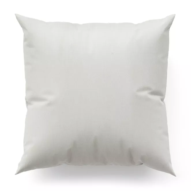 Poszewka na wymiar naturalna z tkaniny o szenilowej strukturze