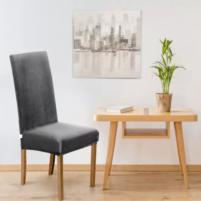 DESIGN 91 Pokrowiec na krzesło welwetowy nie wchłaniający wilgoci