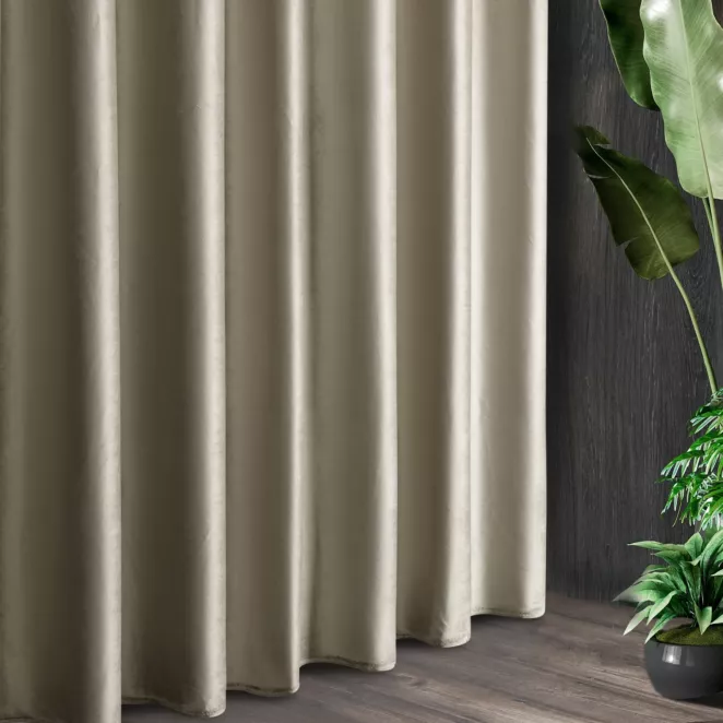 Tkanina zasłonowa SIBEL  miękki i delikatny welwet z delikatnym połyskiem