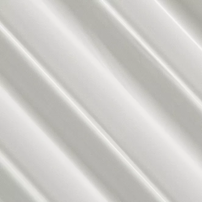 L182/10 Firana szyta na taśmie 5 cm kremowa z delikatnej matowej tkaniny typu peru, wykończonej obciążnikiem