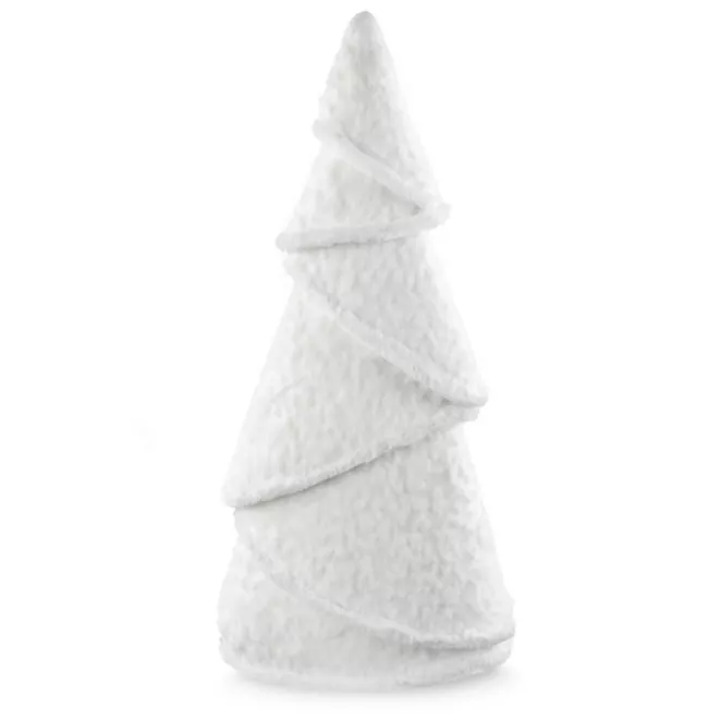 Figurka dekoracyjna świąteczna CHOINKA z lśniącymi drobinkami