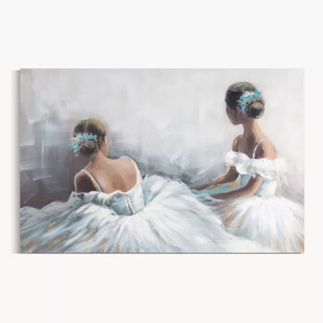 Ręcznie malowany obraz na płótnie BALETNICA