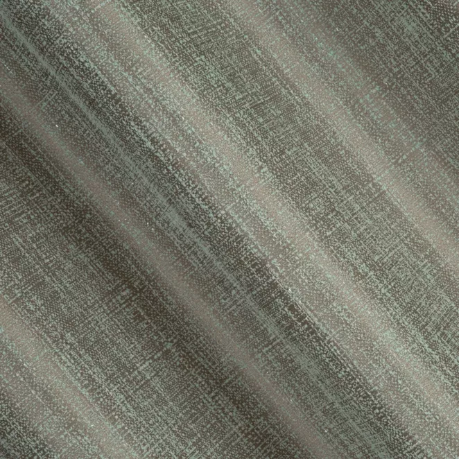 P240/5 Zasłona szyta na taśmie 5 cm miętowa z tkaniny melanżowej przetykanej błyszczącą nicią