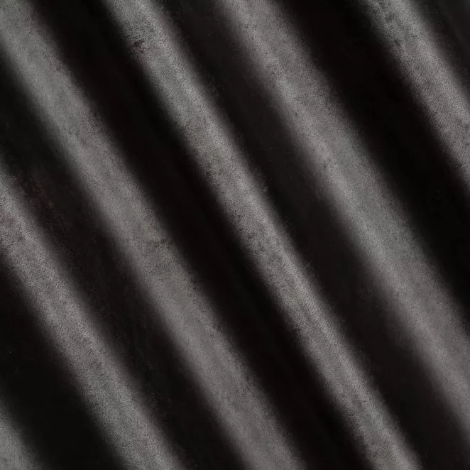 M179/2 Zasłona szyta na taśmie 5 cm ALIKKA czarna z imitacji skóry, miękkiej a równocześnie wytrzymałej