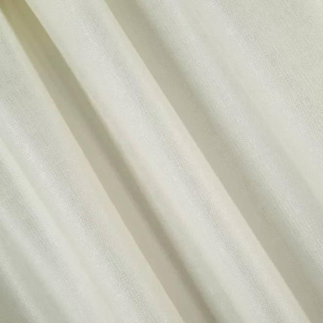 H176/2 Zasłona szyta na taśmie 5 cm CANDY kremowa z tkaniny z strukturalnym spolotem