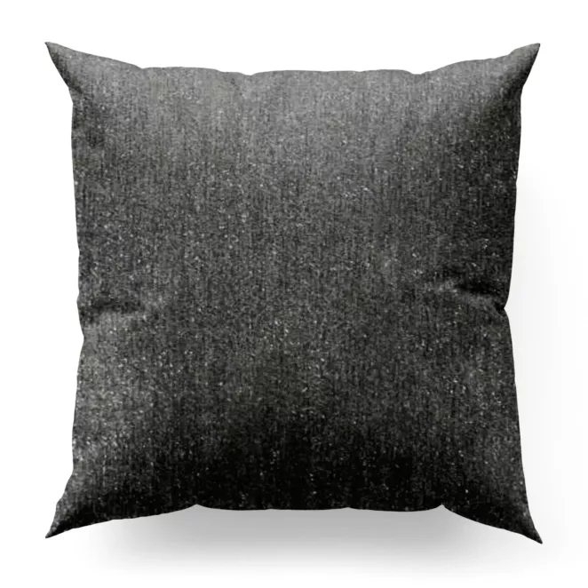 Poszewka szyta SAFIRA grafitowa z moherowej połyskującej tkaniny
