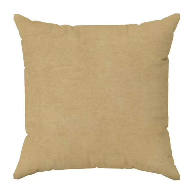 Poszewka szyta DORA - HIT złota z miękkiej tkaniny o welurowej strukturze