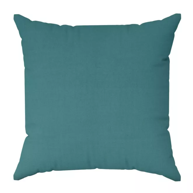 Poszewka szyta DORA - HIT ciemnoturkusowa z miękkiej tkaniny o welurowej strukturze