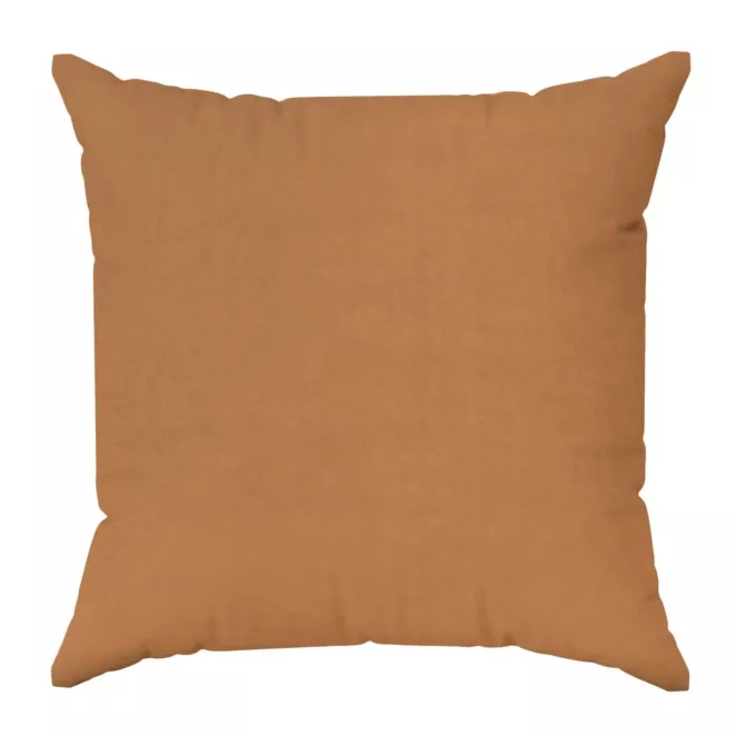 Poszewka szyta ENYA pomarańczowa z miękkiej półmatowej tkaniny welwetowej